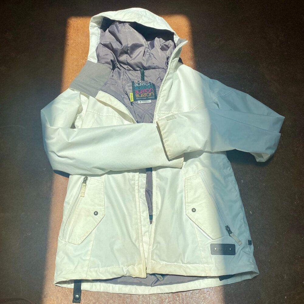 Burton Dryride Hooded Ski/Snow Jacket w/ many pockets Size S